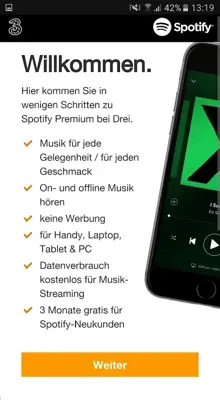 3 & Spotify android App screenshot 2